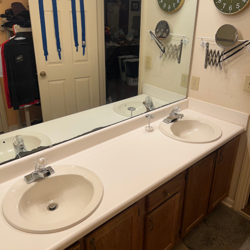 Double Vanity After